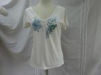 MEXX creme stretch shirt - maat M, Maat 38/40 (M), Mexx, Overige kleuren, Verzenden