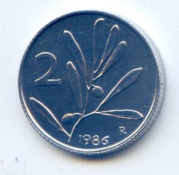 Italië 2 Lire 1986 FDC- beschikbaar voor biedingen