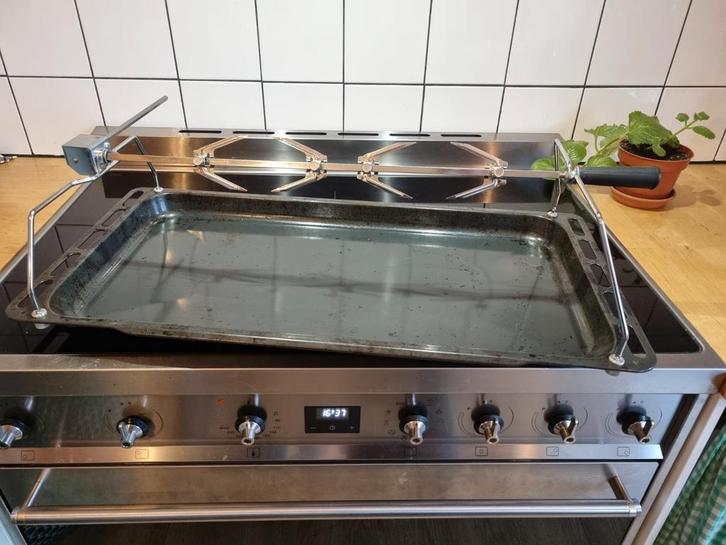 SMEG spit rotisserie kit accessoire, Witgoed en Apparatuur, Ovens, Nieuw, 45 tot 60 cm, 60 cm of meer, Ophalen of Verzenden