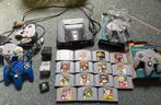 goedwerkende Nintendo 64 + veel classic games en extra's, Spelcomputers en Games, 3 spelers of meer, Ophalen of Verzenden, Gebruikt