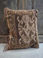 Perzisch kelim kussen, Ophalen of Verzenden, Zo goed als nieuw, Bruin, Vierkant