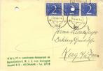 Valk Lunchroom-Restaurant, Alkmaar - 11.1952 - briefkaart, Ophalen of Verzenden, Briefkaart
