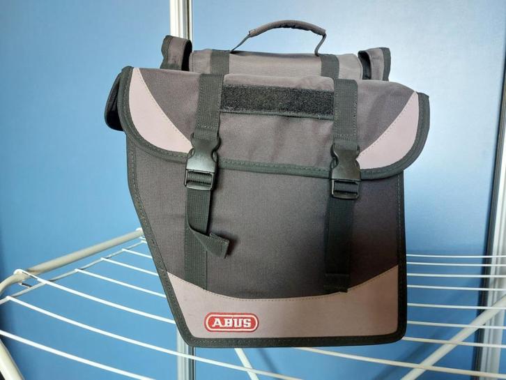Nette Abus ST-5540 dubbele fietstas., Fietsen en Brommers, Fietsaccessoires | Fietstassen, Gebruikt, Ophalen