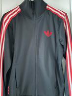 Ajax Adidas Vest - Zwart, Maat 48/50 (M), Zwart, Ophalen of Verzenden, Zo goed als nieuw