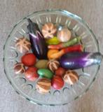 Schaal + Kunstfruit, Ophalen of Verzenden, Zo goed als nieuw, Rond, Glas