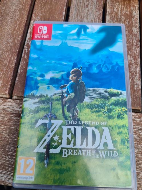 The Legend of Zelda: Breath of the Wild Switch, Spelcomputers en Games, Games | Nintendo Switch, Zo goed als nieuw, Avontuur en Actie