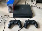 PlayStation 4 Pro - 1TB + 2 controllers + 6 spellen, Spelcomputers en Games, Spelcomputers | Sony PlayStation 4, Ophalen, Met 2 controllers