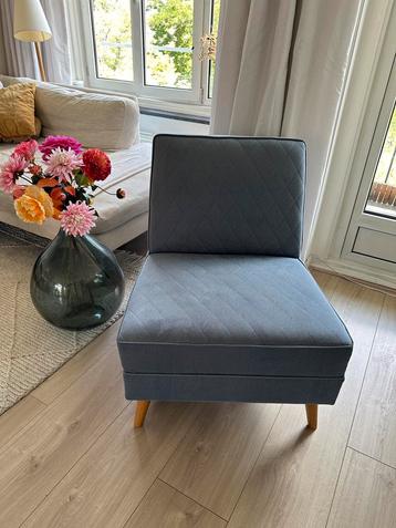 Fauteuil Stoel Zuiver denim blauw