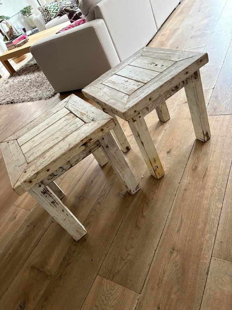 Tafel 2 stuks sloophout, Ophalen, Minder dan 50 cm, 50 tot 100 cm, Vierkant