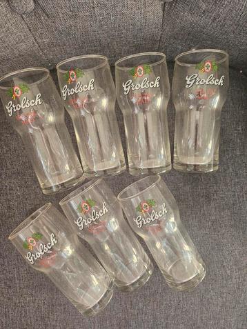 Grolsch glazen  beschikbaar voor biedingen