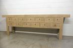 Groot landelijk dressoir Sidetable, Nieuw, Ophalen of Verzenden, 200 cm of meer, Landelijk, Oosters