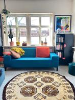 Vintage wollen kleed 170cm rond, Gebruikt, Bruin, Ophalen of Verzenden, Minder dan 10 m²