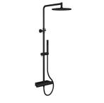 Regn thermostatische regendouche set en planchet  mat zwart, Niet ingevuld, Niet ingevuld, Nieuw, Ophalen of Verzenden