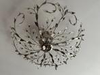 Plafonnière elegance plafondlamp zilver, Ophalen, Zo goed als nieuw, Metaal, Klassiek