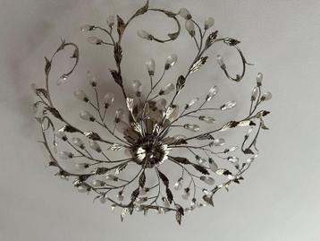 Plafonnière elegance plafondlamp zilver beschikbaar voor biedingen