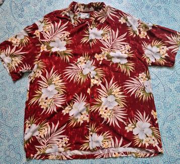 Vintage Jaren 90 Two Palm Made in Hawaii Aloha shirt XL   beschikbaar voor biedingen