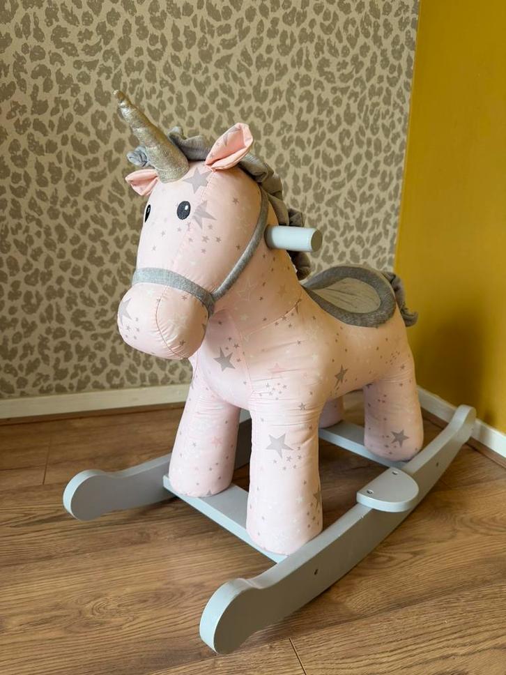 Celeste & Fae Rocking Unicorn, zeer netjes!, Kinderen en Baby's, Speelgoed | Hobbelfiguren, Zo goed als nieuw, Ophalen