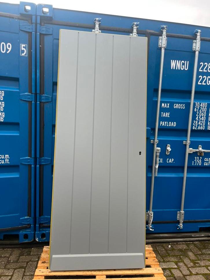 Nieuwe voordeur grijs 237x93 €400 incl, Doe-het-zelf en Verbouw, Deuren en Horren, Nieuw, Buitendeur, 200 tot 215 cm, 80 tot 100 cm