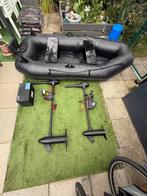 Rubberen boot met 2 buitenboordmotor + toebehoren, Watersport en Boten, Ophalen, Zo goed als nieuw, Motorboot