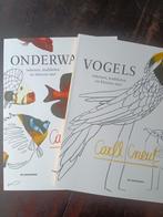"Vogels" + Onderwater" Teken- en kleurboeken, Boeken, Ophalen of Verzenden, Nieuw, Fictie algemeen