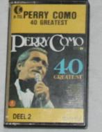 Perry Como 40 greatest hits Audio cassette, Verzenden, Zo goed als nieuw, 1 bandje, Origineel