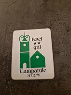 3134 Vintage Campanile Hotel Bierviltje, Ophalen of Verzenden, Gebruikt