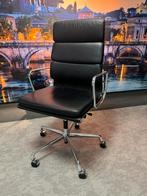 Vitra Eames EA219 Origineel | nette staat | zwart leder, Twee, Zwart, Leer, Ophalen of Verzenden