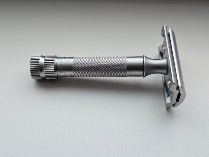 Merkur 34C Matt Scheermes, Sieraden, Tassen en Uiterlijk, Uiterlijk | Lichaamsverzorging, Zo goed als nieuw, Bad & Douche, Ophalen of Verzenden