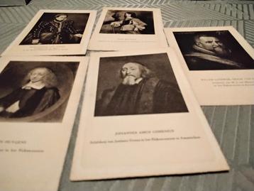 Antiek kaartspel met personen uit de Ned.geschiedenis  beschikbaar voor biedingen