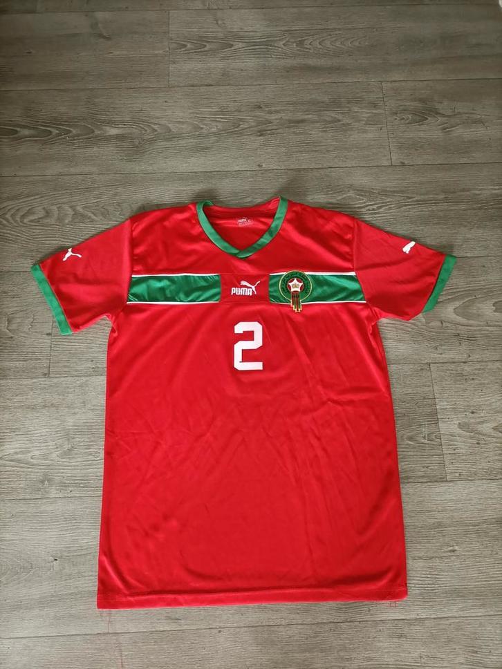 🧔t shirt van marokko maat M🧔, Sport en Fitness, Voetbal, Gebruikt, Shirt, Maat M, Verzenden