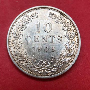 10 cent 1906. Pr/ Unc. beschikbaar voor biedingen