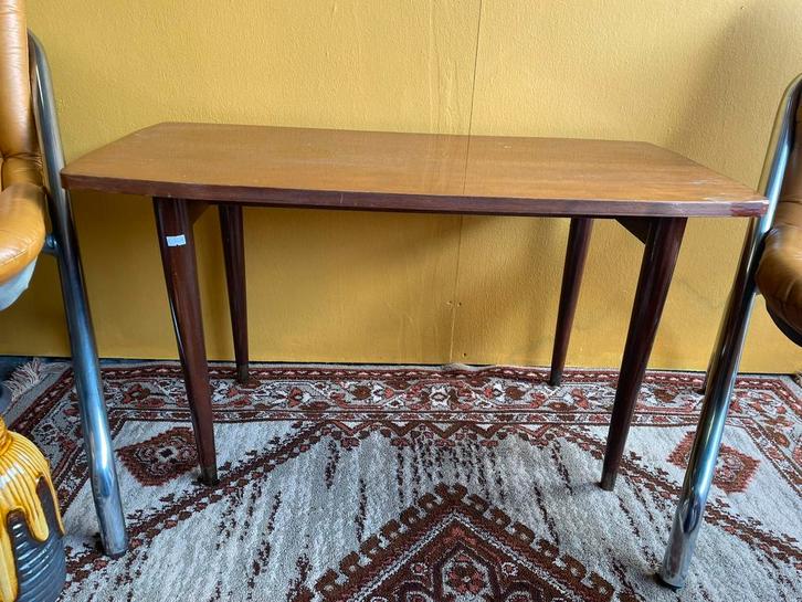 Vintage jaren 50/60 salon tafel, teak, Verzamelen, Retro, Huis en Inrichting, Ophalen