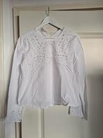 Zara blouse met opengewerkt detail - Maat L, Kleding | Dames, Blouses en Tunieken, Maat 42/44 (L), Ophalen of Verzenden, Zo goed als nieuw