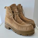 Zara enkellaarzen suede split leer maat 39 beige met voering, Lage of Enkellaarzen, Ophalen of Verzenden, Zo goed als nieuw, Zara