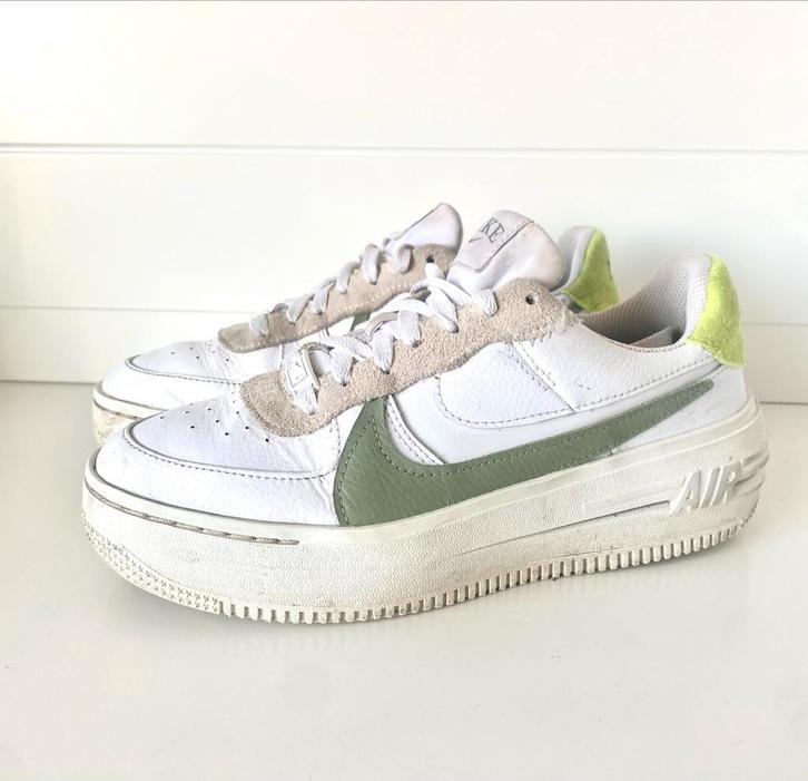 Nike Air Force 1 Sage Low Wit/Groen Maat 39, Kleding | Dames, Schoenen, Gedragen, Sneakers of Gympen, Wit, Ophalen of Verzenden
