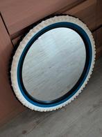 Vintage ikea Volda spiegel blauw wit, Huis en Inrichting, Minder dan 50 cm, Gebruikt, Ophalen of Verzenden, Minder dan 100 cm