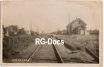 Ansichtkaart - Fotokaart Trein station Opperdoes (1936), Verzamelen, Ansichtkaarten | Nederland, Verzenden, Voor 1920, Gelopen