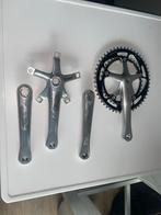 Dura Ace Crankstel FC 7700/7701 + Stronglight Bladen, Ophalen of Verzenden, Gebruikt, Racefiets, Crankstel of Pedalen