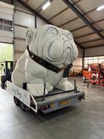 BULDOGG op trailer, prachtig reclame opject., 6 jaar of ouder, Nederland, Rabiës (hondsdolheid), Groot