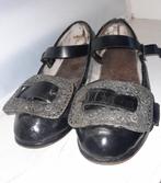 Antieke schoenen met grote zilveren gespen, Antiek en Kunst, Ophalen of Verzenden