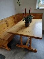 eettafel met hoekbank, Ophalen, Gebruikt, 100 tot 150 cm, 50 tot 100 cm