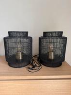 Zwarte tafellamp light & living 2 stuks, Huis en Inrichting, Lampen | Tafellampen, Ophalen, Zo goed als nieuw, Minder dan 50 cm
