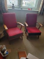 Jaren zestig stoelen, Huis en Inrichting, Fauteuils, Ophalen, Zo goed als nieuw, 75 tot 100 cm, 50 tot 75 cm