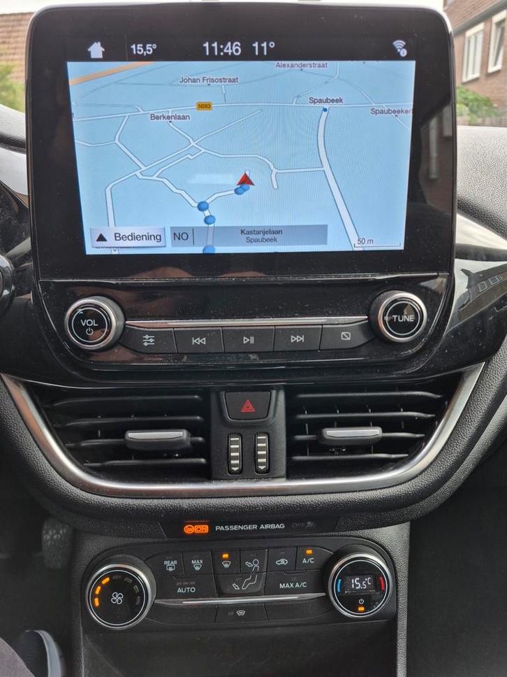 Ford Fiësta 1.5 Tdci 86PK 5DR 2017 Zwart, Auto's, Ford, Particulier, Fiësta, ABS, Achteruitrijcamera, Adaptive Cruise Control