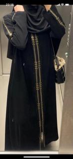 Mooie zwarte Dubai jurk/abaya, Ophalen of Verzenden, Zo goed als nieuw, Zwart