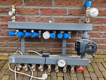 Verdeler 8 groepen CV vloerverwarming  beschikbaar voor biedingen