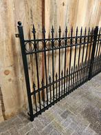 Smeedijzeren poort ´Durbuy´ 400x150cm compleet met palen etc, Met poort, Nieuw, Ophalen of Verzenden, Sierhekwerk