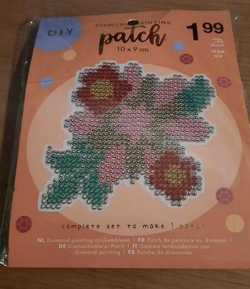 Diamond painting patch bloemen beschikbaar voor biedingen