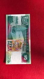 Bankbiljet Singapore 5 dollars 1997 p35 unc, Verzenden, Zuidoost-Azië