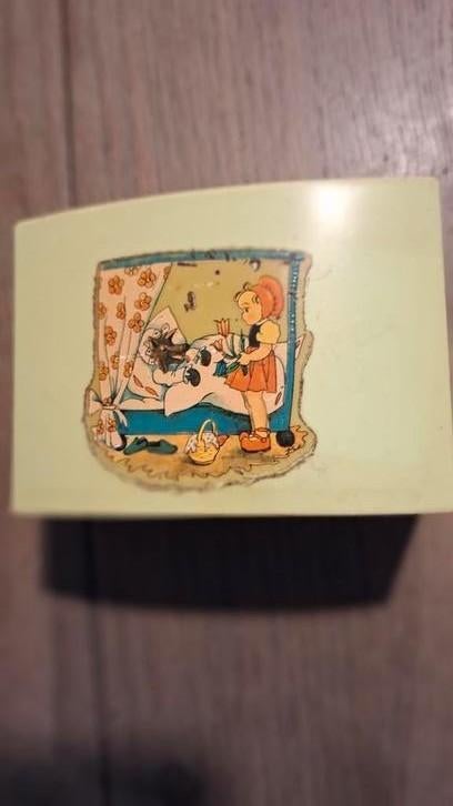 Brocant kunststof spaarpot spaarbank kinderspaarpot, Ophalen of Verzenden